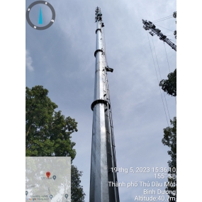 TRỤ ANTEN MONOPOLE 30M  