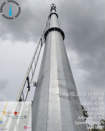 TRỤ ANTEN MONOPOLE 1