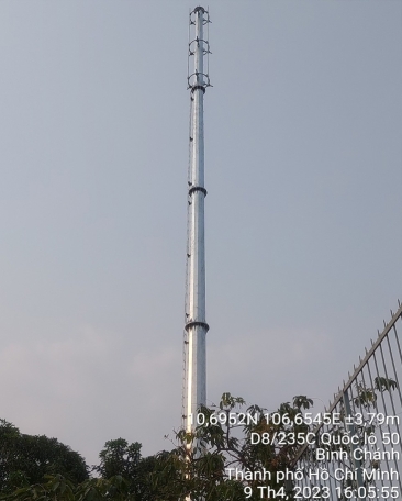 LẮP ĐẶT TRỤ ANTEN MONOPOLE