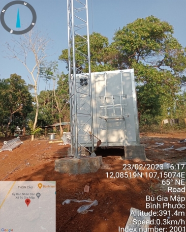 LẮP ĐẶT TRỤ VÀ TRẠM ANTEN BÌNH PHƯỚC