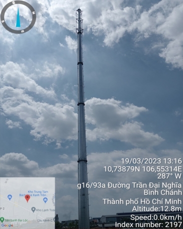 LẮP ĐẶT TRỤ ANTEN VIỄN THÔNG