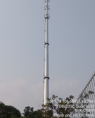 TRỤ THÉP VIỄN THÔNG MONOPOLE TỰ ĐỨNG