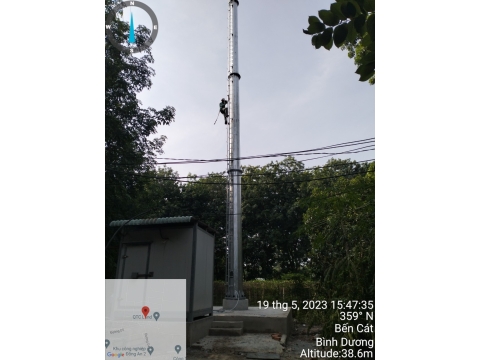 TRỤ ANTEN MONOPOLE 30M  