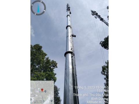 TRỤ ANTEN MONOPOLE 30M  