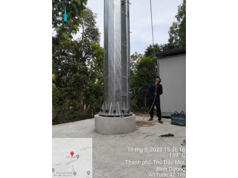 TRỤ ANTEN MONOPOLE 30M  