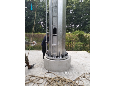 TRỤ ANTEN MONOPOLE 30M  