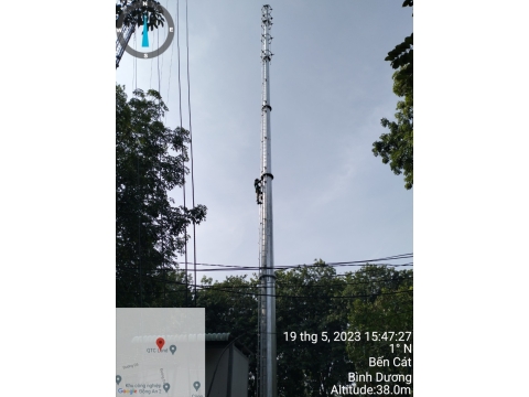 TRỤ ANTEN MONOPOLE 30M  