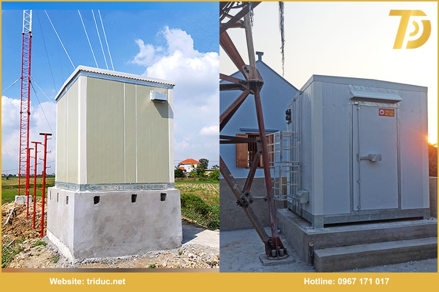 Cấu tạo kỹ thuật và tiêu chuẩn thiết kế nhà trạm BTS Shelter